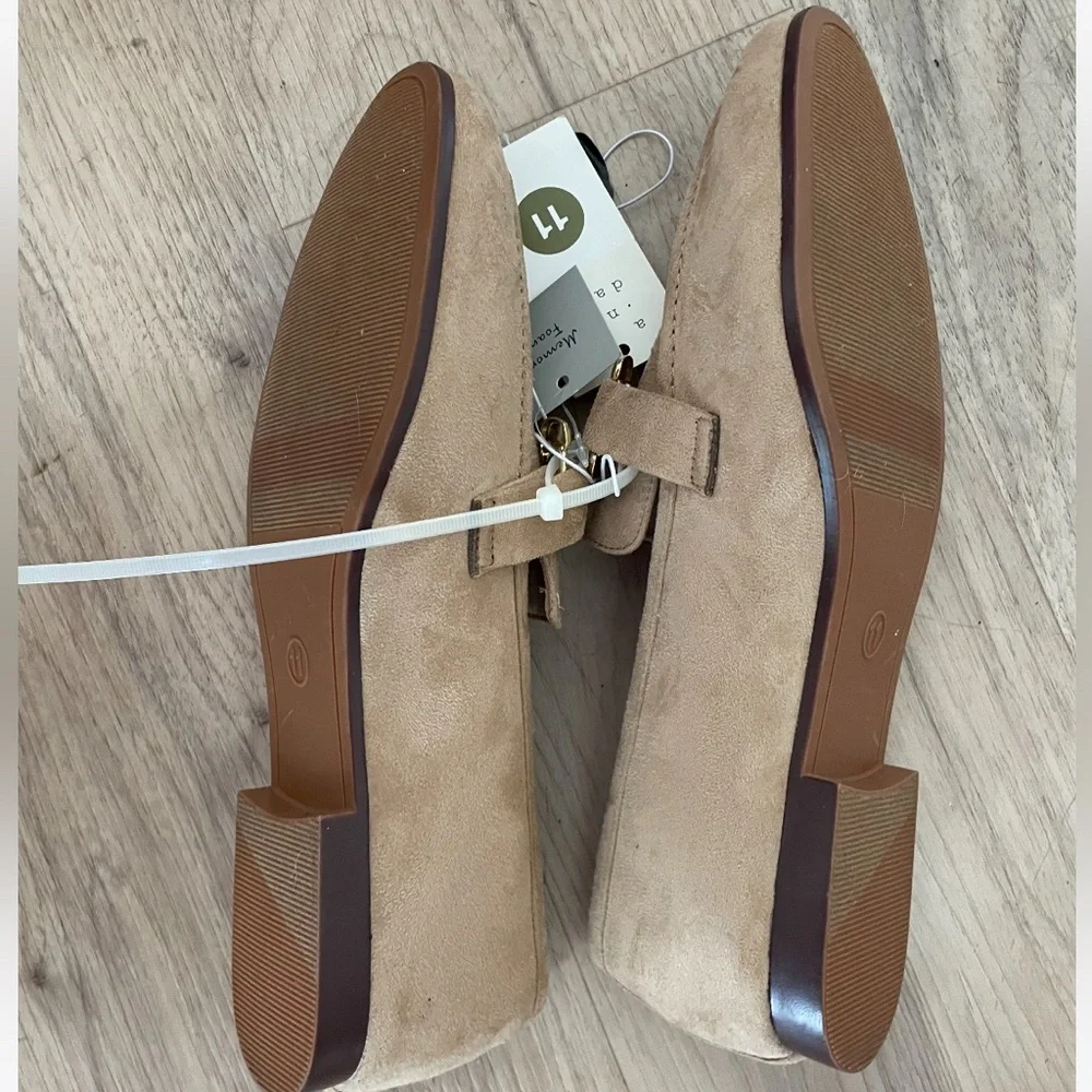 A new day carolyn suede Women's Tan Loafers size 11 - Picture 7 of 10